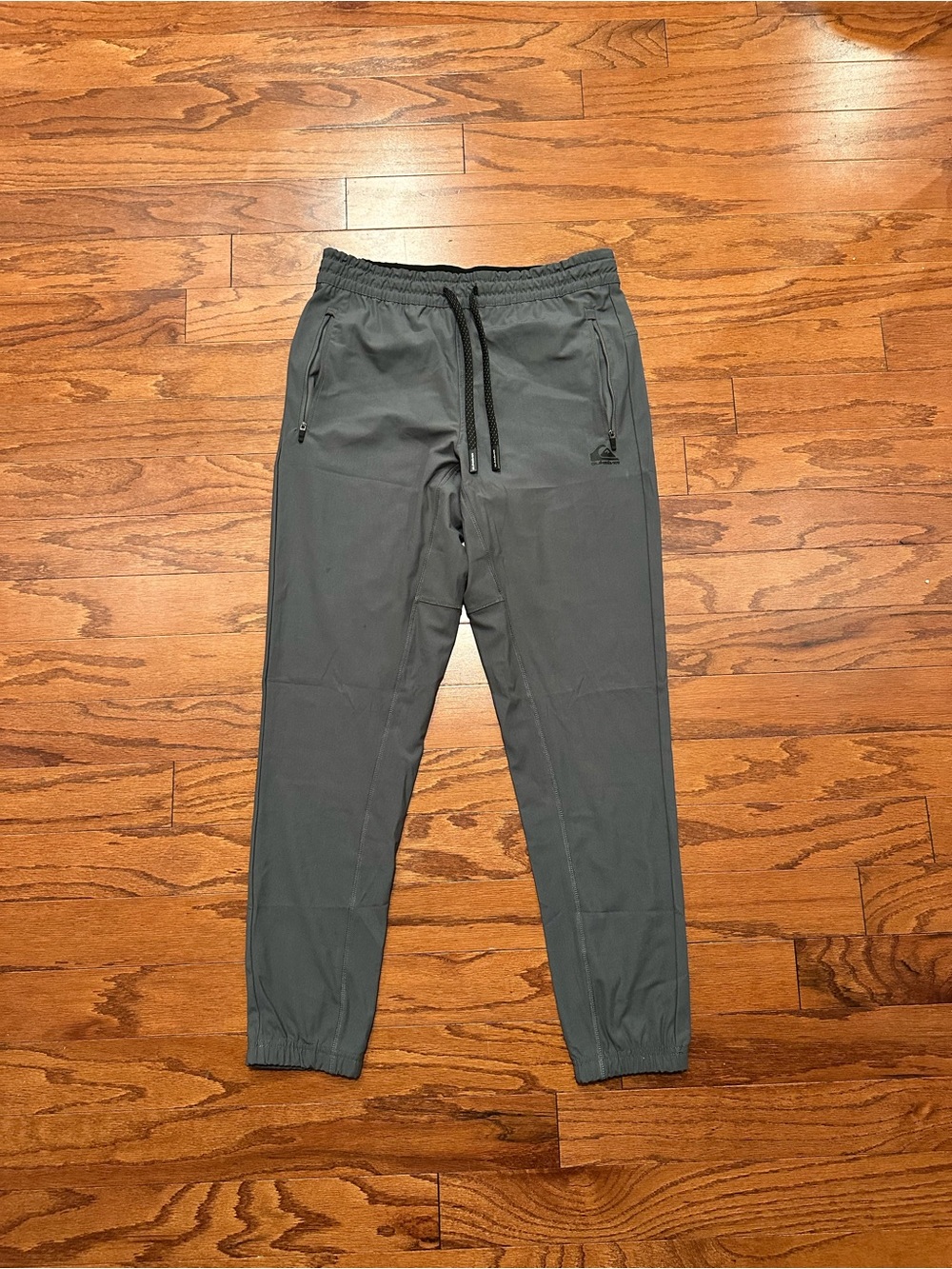 Quiksilver Men's Gray Drawstring Jogger Pants